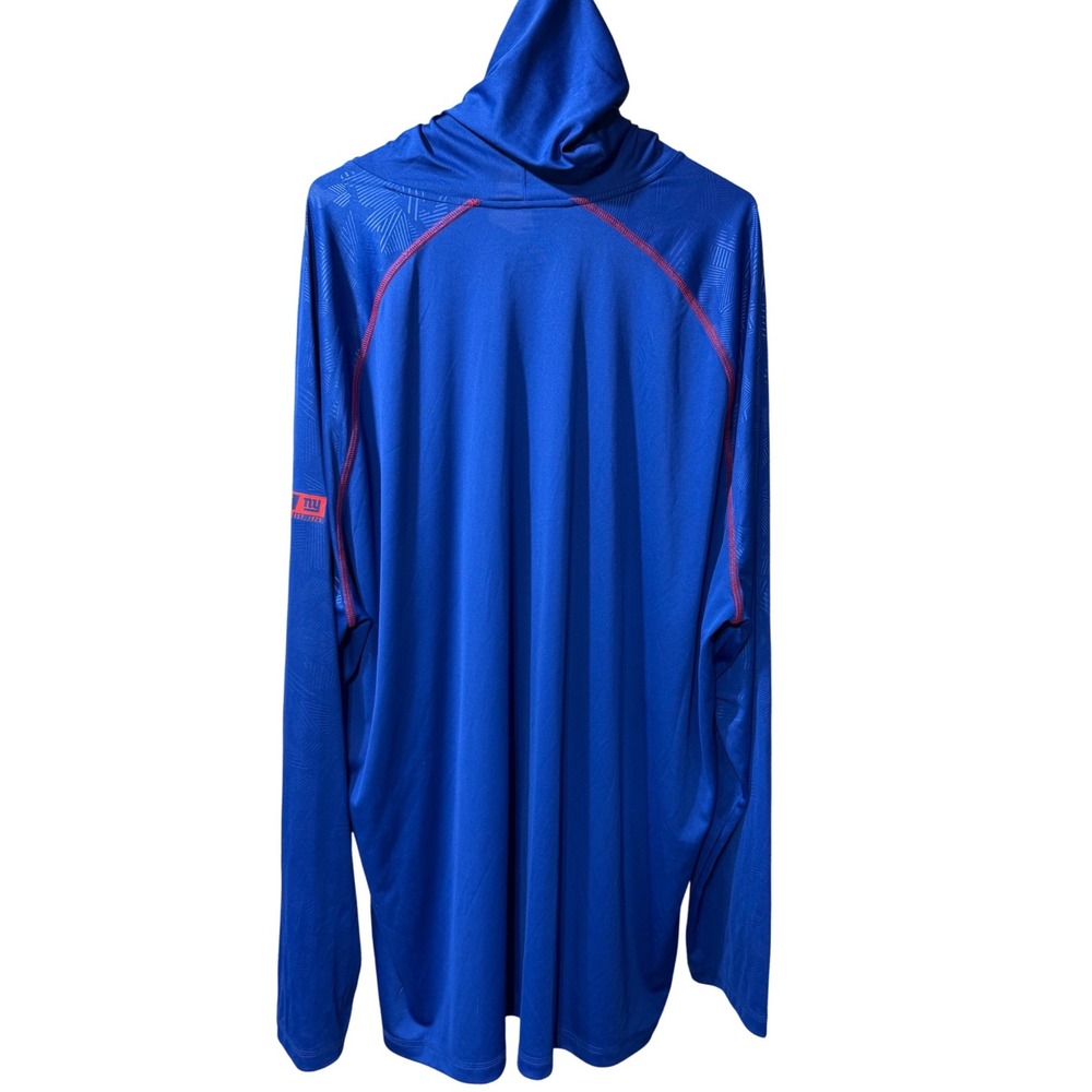 Fanatics New York Giants Mens 5XL Blue Long Sleeve Performance Hoodie NFL Team - Picture 6 of 8